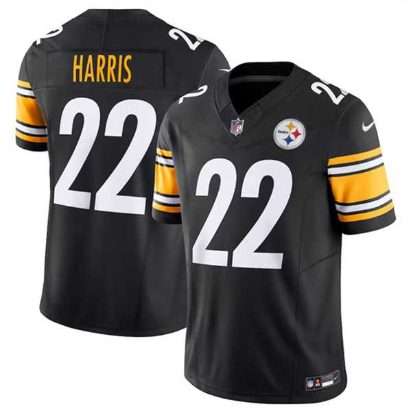 Men & Women & Youth Pittsburgh Steelers #22 Najee Harris Black 2023 F.U.S.E. Vapor Untouchable Limited Stitched Jersey